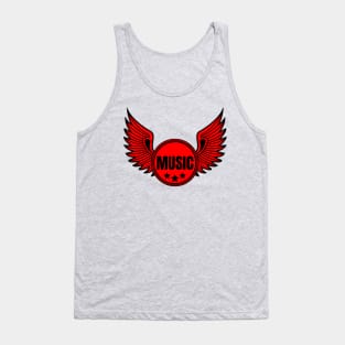 Music wing Tank Top